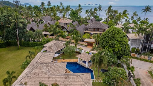 Villa Velaya Blue Drone pictures