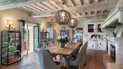 Villa Vetrichina Salle à manger