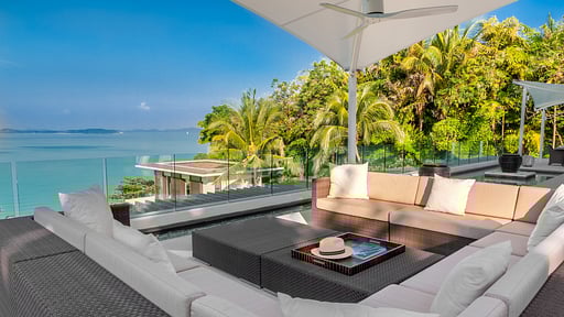 Villa Vikasa Rooftop lounge