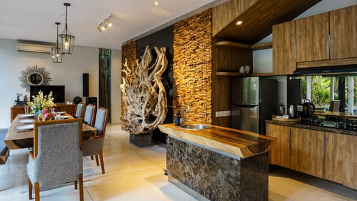 Villa Vinila Penthouse Кухня