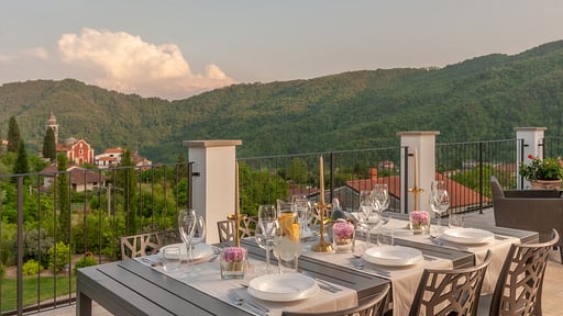 Villa Viola Lunigiana Terrasse