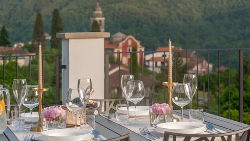 Villa Viola Lunigiana Terrasse