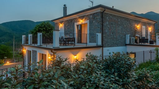 Villa Viola Lunigiana Terrasse