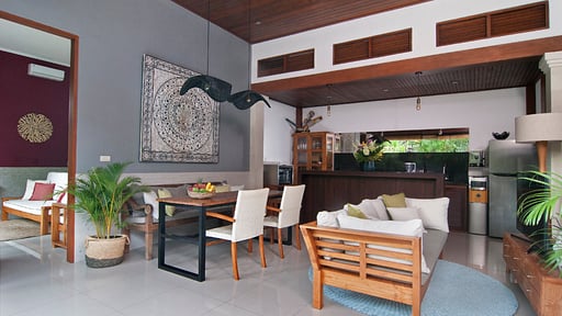 Villa Violetta Kerobokan Гостиная
