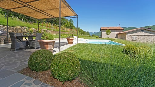 Villa Virginia Tuscany Garten