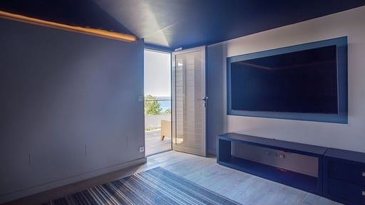 Villa W View Media room