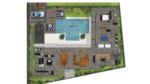 Villa Waha Floor plan