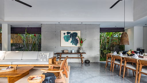 Villa Waha Woonkamer