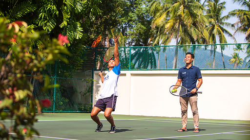 Villa Waimarie Tennisplatz