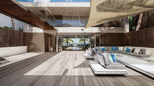 The Villa Wake Up Terrace/Veranda