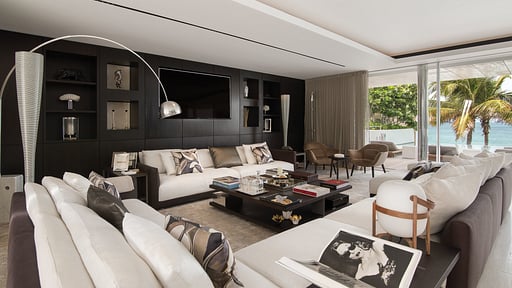 The Villa Wake Up Living room