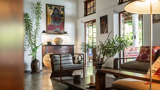 Villa Walauwa Гостиная