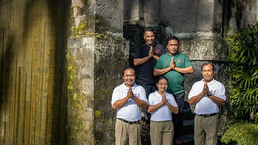 Villa Wangi Felixe Villa staff