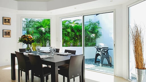 Villa Wastra Dining area