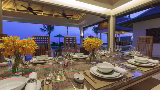 Villa Wayu Dining area