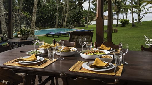 Villa Weligama Dining area