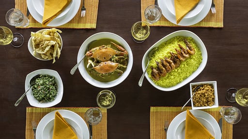 Villa Weligama Dining area