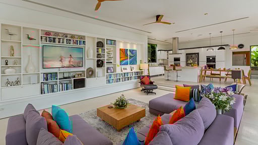 Villa White Skies Living room