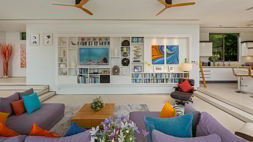 Villa White Skies Living room