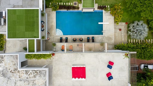 Villa White Skies Drone pictures