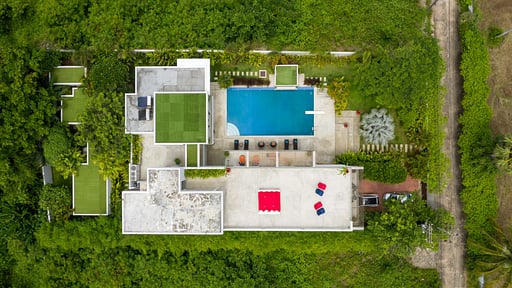 Villa White Skies Drone pictures