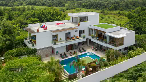 Villa White Skies Drone pictures