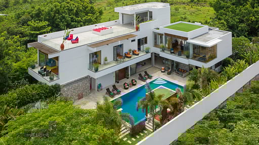 Villa White Skies Drone pictures