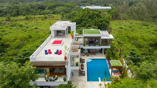 Villa White Skies Drone pictures