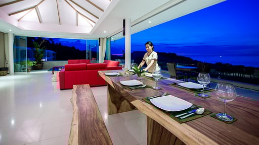 Villa White Tiger Zona pranzo