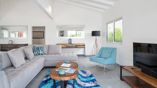 Villa Wild Blue Woonkamer