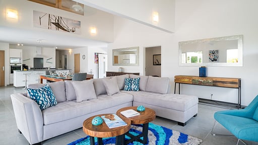 Villa Wild Blue Woonkamer