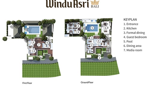 Villa Windu Asri Floor plan