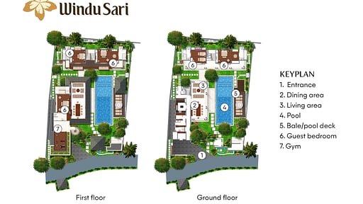 Villa Windu Sari Plan