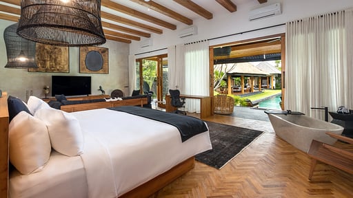 Villa Wolfe Schlafzimmer 1