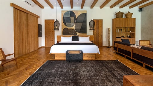 Villa Wolfe Schlafzimmer 1