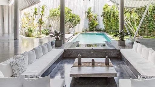Villa Xaloc Kerobokan Wohnbereich