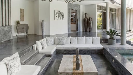 Villa Xaloc Kerobokan Wohnbereich