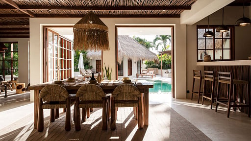 Villa Xanadu Dining area