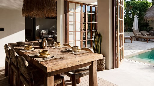 Villa Xanadu Dining area