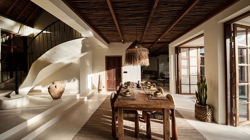 Villa Xanadu Dining area