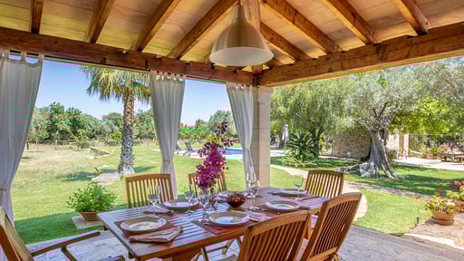 Villa Xanara Zona de comedor