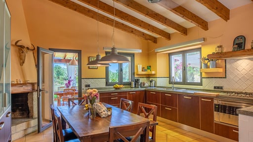 Villa Xanara Zona de comedor