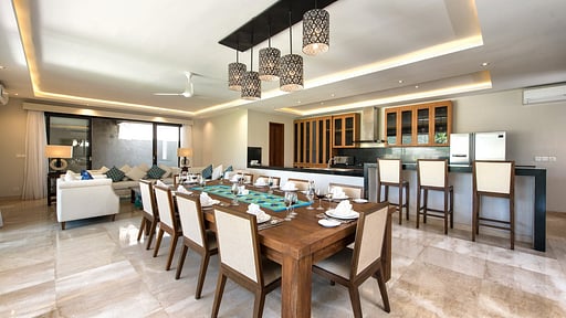 Villa Yamuna Salle à manger