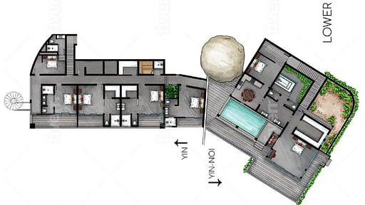 Villa Yin Floor plan