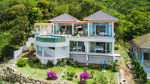 Villa Ying Yang Drone pictures