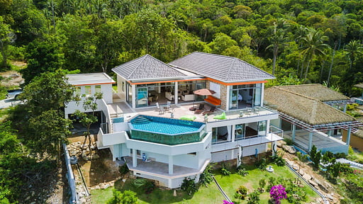 Villa Ying Yang Drone pictures