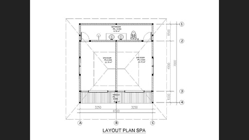 Villa Yoga Bingin Floor plan