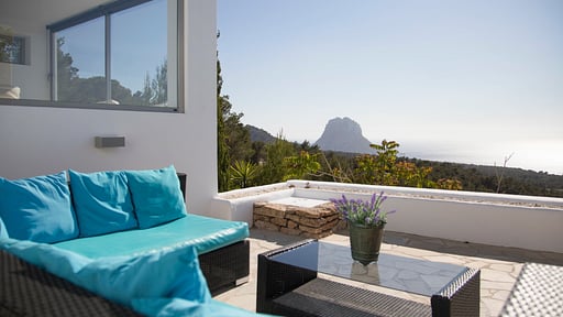 Villa Yoga Cala d'Hort Terrasse/Veranda