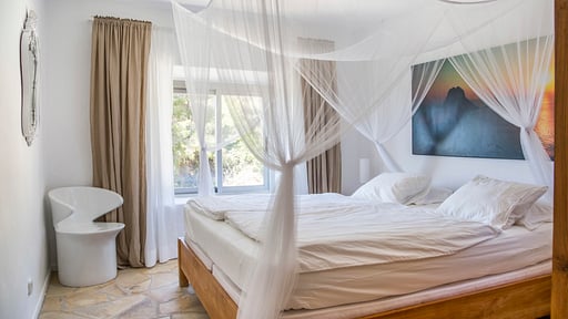 Villa Yoga Cala d'Hort Schlafzimmer 1