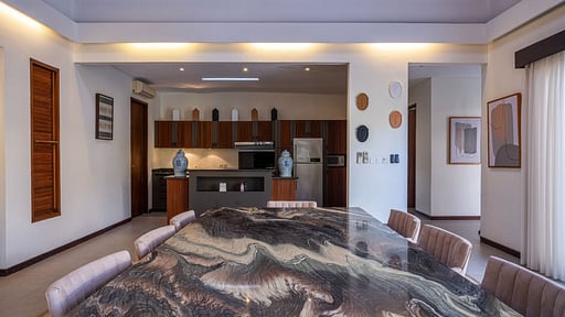 Villa Yudhistira Dining area